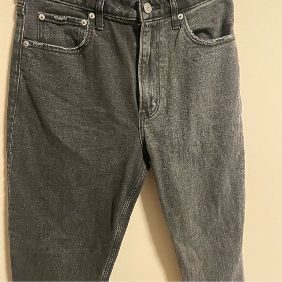Abercrombie & Fitch Curve Love Skinny High Rise Two Tone Gray Black- Size 2 (26) - Picture 8 of 9
